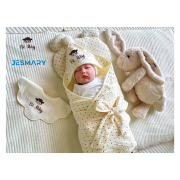 Set chăn ga gối kèm khăn choàng và yếm cho bé